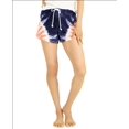 thumbnail image 3 of Jenni Cotton Tie-Dyed Pajama Shorts, Navy, Medium, 3 of 3
