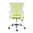 thumbnail image 4 of Modern Home Zuna Ergonomic Mesh Mid Back Office Chair, White & Lime, 4 of 10