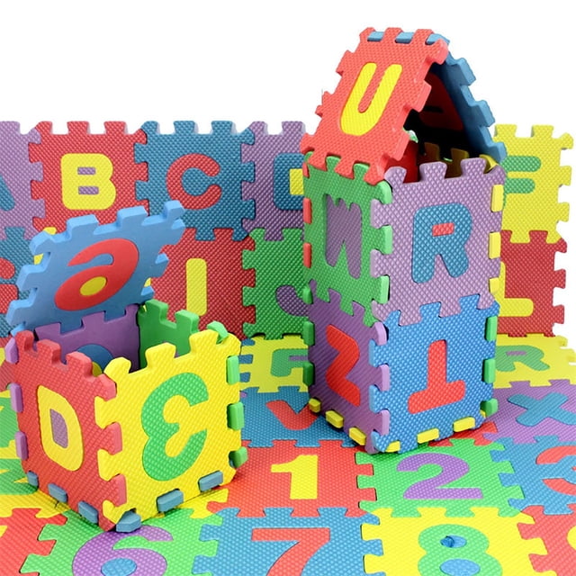 Clearance! 36Pcs Number Alphabet Puzzle Foam Maths Educational Toy Gift Sales ad Todays Deals In #14