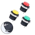thumbnail image 4 of 12V 16mm Starter Switch Boat Horn Momentary Push Button Metal For Car Boat Track, 4 of 4