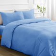 thumbnail image 4 of Duvet Cover Queen -Piece Prewashed Ultra Soft Queen Bedding Set - Features Zipper Closure and Corner Ties Includes Duvet Cover x Pillowcases No Comforter, 4 of 7