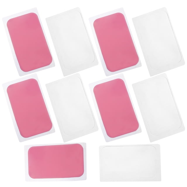 HEANUJJ 10 Pcs Tampons de Cils en Silicone Réutilisables pour Extension de Cils avec Couleurs Assorties Ultrafines Douces