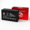thumbnail image 2 of AJC Battery Compatible with York-Wide Light Light 4E4 6V 12Ah Emergency Light Replacement Battery, 2 of 5