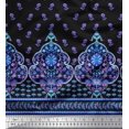 thumbnail image 2 of Soimoi Rayon Fabric Swirl,Leaves & Floral Panel Fabric Prints by Yard 42 Inch Wide, 2 of 3