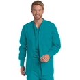 thumbnail image 1 of Landau Veste Médicale d'Échauffement Classique à 4 Poches pour Homme, Bleu Sarcelle, Petit, 1 of 9
