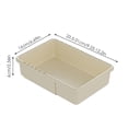 thumbnail image 4 of Hearth & Gear Expandable Organizing Storage For Kitchen Utensils Cutlery And Functional Drawer Organizer For Socks & Underwear Life Pillows Bag Storage Tote Closet Organizer Bags under Bed Storage, 4 of 6
