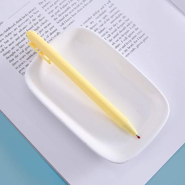 Candy Color Press Rollerball Pen Business Macaron Writing Pen Literary Style Student Stationery Pen