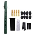 thumbnail image 1 of Wweixi Outil de Pratique de Saxophone de Poche Saxophone Portable pour Amateurs Enfants Blanc pour Débutant Vert 34x3cm, 1 of 6