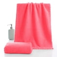 thumbnail image 1 of pstuiky Velvet Face Towel Soft & Absorbent Facial Cloth for Gentle Cleansing Solid Color Bath Towel for Daily Skincare Routine, 1 of 4