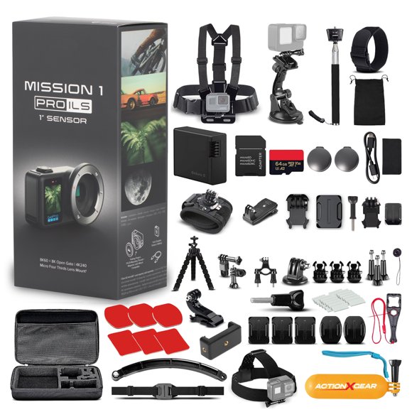 GoPro MISSION 1 PRO ILS 50MP 8K60 Action Camera (CHDHW-010-MY) Bundle