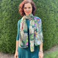 thumbnail image 2 of Anuschka Chiffon Scarf - Original Printed Artwork with Super-Soft & Lightweight 100% Polyester Fabric, 2 of 2