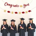 thumbnail image 3 of BKER Glittering Graduation Hanging Ornament Graduation Decoration Class Of 2025 Graduation Party Decoration For School Party, 3 of 3