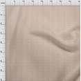 thumbnail image 4 of oneOone Silk Tabby Light Brown Fabric Geometric Sewing Material Print Fabric By The Yard 42 Inch Wide, 4 of 5