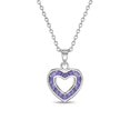 thumbnail image 1 of Ornez Votre Petite Fille avec le Collier en Argent TheJewelryHut Cœur de Designer pour Enfants avec Zircons Cubiques, 1 of 5