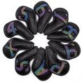thumbnail image 4 of Couverture de Tête de Fer Cuir Pu Couvre-Tête Numéro Club de Fer Couverture 10PCS Tête de Fer Imperméable Cuir Pu Couvre-Tête Numéro Club de Fer Fournitures, 4 of 5