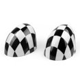 thumbnail image 1 of 2 Checke Side Mirror Caps Covers for MINI Cooper Hardtop 2014 F55 & 2015 F56, 1 of 5
