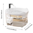 thumbnail image 2 of Pet Supplies Water Triple Filter Automatic Cat Dog 5072OZ Quiet With LED Indicator For Felines, 2 of 3