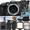 thumbnail image 1 of Canon EOS R10 Appareil Photo Sans Miroir (Boîtier) avec Carte Mémoire 128 Go + Étui + Flash LED + Ensemble d'Accessoires ZeeTech, 1 of 9