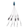 thumbnail image 1 of Agiferg 5 Arms Alabama Umbrella Head Fishing Rig Bait Fishing Lures With Snap Swivels, 1 of 2