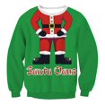 thumbnail image 1 of Pull à Manches Longues Pull Imprimé Noël Sweat-Shirt de Couple, 1 of 2