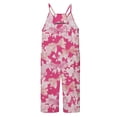 thumbnail image 4 of Girls Romper Bow Print Rompers for Girls Loose Casual Rompers with Pockets Girls Outfits Size 7-8 Y, 4 of 5