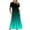 Light Blue, variant on LOVZFMLL Women's Summer Casual Short Sleeve Crewneck Dress Casual Flowy Tiered Maxi Beach Dress With Pockets Gradient Print Dress Orange XL