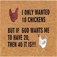 thumbnail image 2 of Yhmxh Bathroom Rugs Funny Chicken Pattern Welcome Doormats Indoor And Outdoor Home Decoration Mat Housewarming Gift Mats Living Room Rug Bath Mat for Home and Kitchen Bathroom, 2 of 6