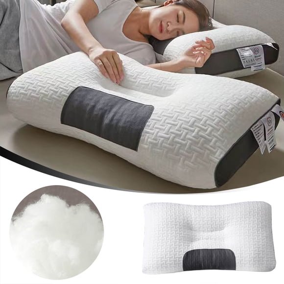 RKSTN Throw Pillows Soft And Non CollapsingCore Protects The Cervical Spine And Helps Sleep. Adult And Student Household Massage Soft Throw Pillows for Couch Living Room Outdoor,Decorative Pillowcase