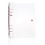 Carnet de bordereaux à anneaux Mini Binder Book Binder Binder Bagues de binder à feuilles mobiles