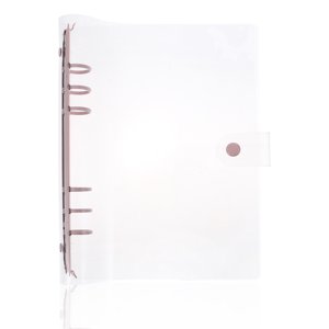 Carnet de bordereaux à anneaux Mini Binder Book Binder Binder Bagues de binder à feuilles mobiles