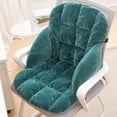 thumbnail image 4 of Blue Office Seat Cushion With Back Support Heating Warm Chair Pad For Long Sitting Comfort Lumbar Protection Blue Color, 4 of 5