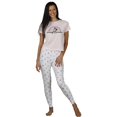 thumbnail image 2 of Disney Women's Pajama Short Sleeve Tee and Pants Adult Sleepwear Set, 2 of 4