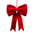 thumbnail image 2 of Dvkptbk Velvet Bow Extra Large Flannel Christmas Bow 24.8 Inch Wide Red Ribbon Decoration Can Be Used for Christmas Tree Topping Wreath and Gift Wrapping Home Decor Christmas Decorations, 2 of 6