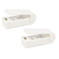 thumbnail image 1 of Oleegame 2 Pcs Mini Scelleuse Portable pour la Maison Sac Isotherme Plastique Aliments Collations Machine de Scellage de Sacs Blanc, 1 of 2