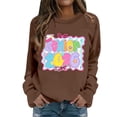 thumbnail image 1 of Zhanying Women Sweatshirt Cotton Solid Color Pullover Raglan Sleeve Tops Oversized Long Sleeve Fall Tops Sweaters 2025 Trendy Clothes, 1 of 6
