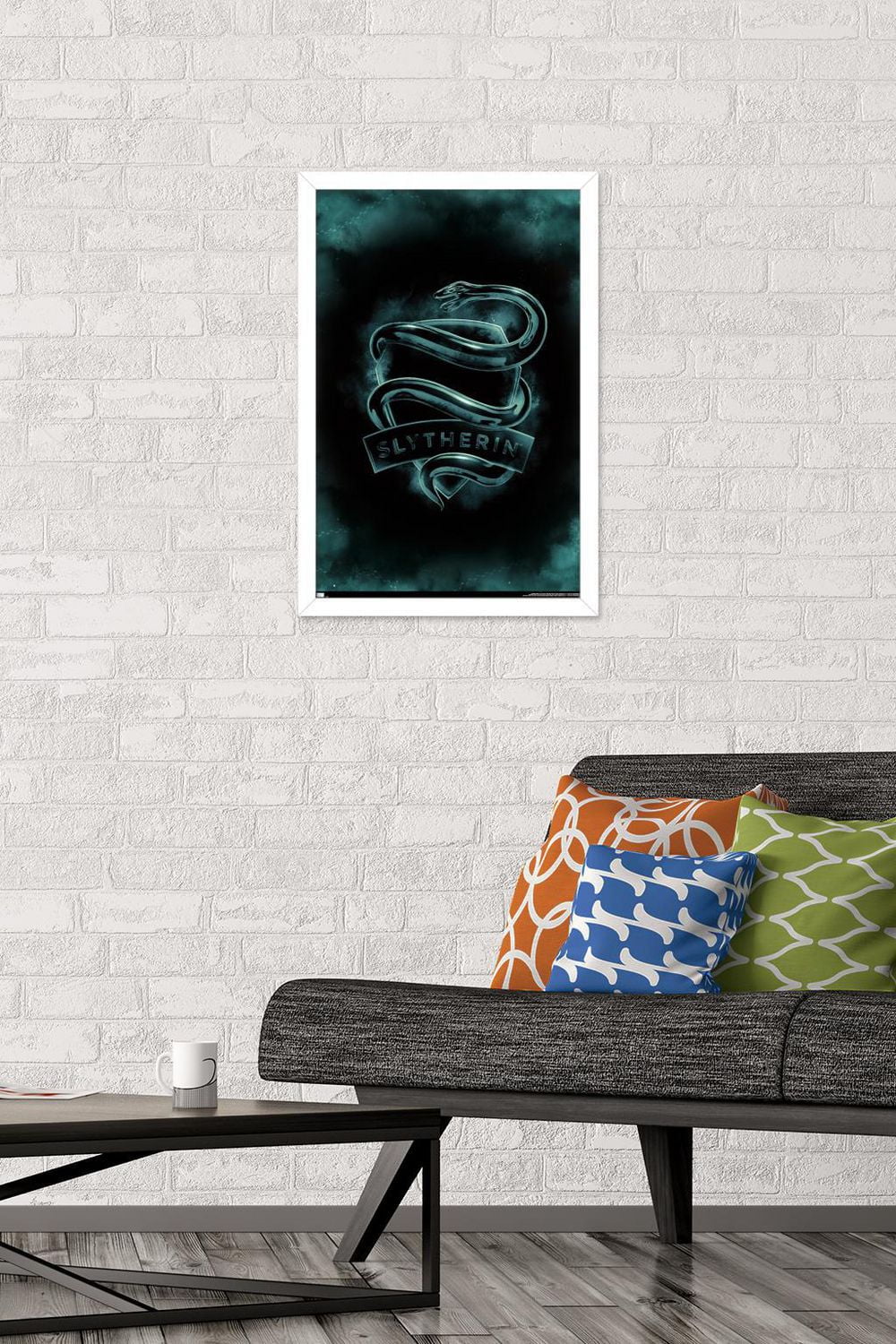 Harry Potter - Slytherin Crest Magic Wall Poster