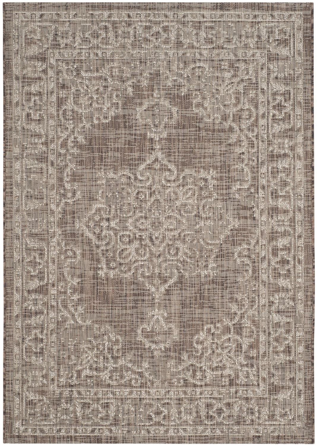 SAFAVIEH Courtyard Altan Tapis Intérieur/Extérieur Médaillon