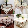 thumbnail image 4 of Bgsha Nappe Brodée Vintage Rurale en Dentelle Florale Housse de Table Décoration de Mariage, 4 of 7