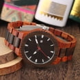 thumbnail image 3 of Wood Quartz Watch With LED Glass Copper Wire Bulb Model Transparent Shade Glass 1W, 3 of 6