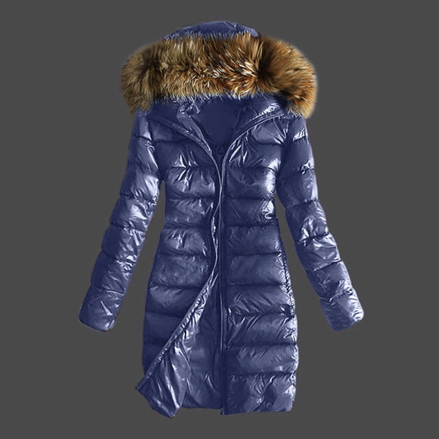 Manteaux Matelassés d'Hiver Chauds pour Femmes à Col, Veste à Capuche, Hauts