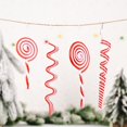 thumbnail image 3 of Hanging Pendant Simulation Lollipop Pattern Holidays Gift Plastic Christmas Candy Cane Ornament for Shopping Mall, 3 of 8