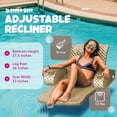 thumbnail image 2 of TRC Recreation Super Soft Adjustable Swimming Pool Recliner Float, Bronze, 2 of 7