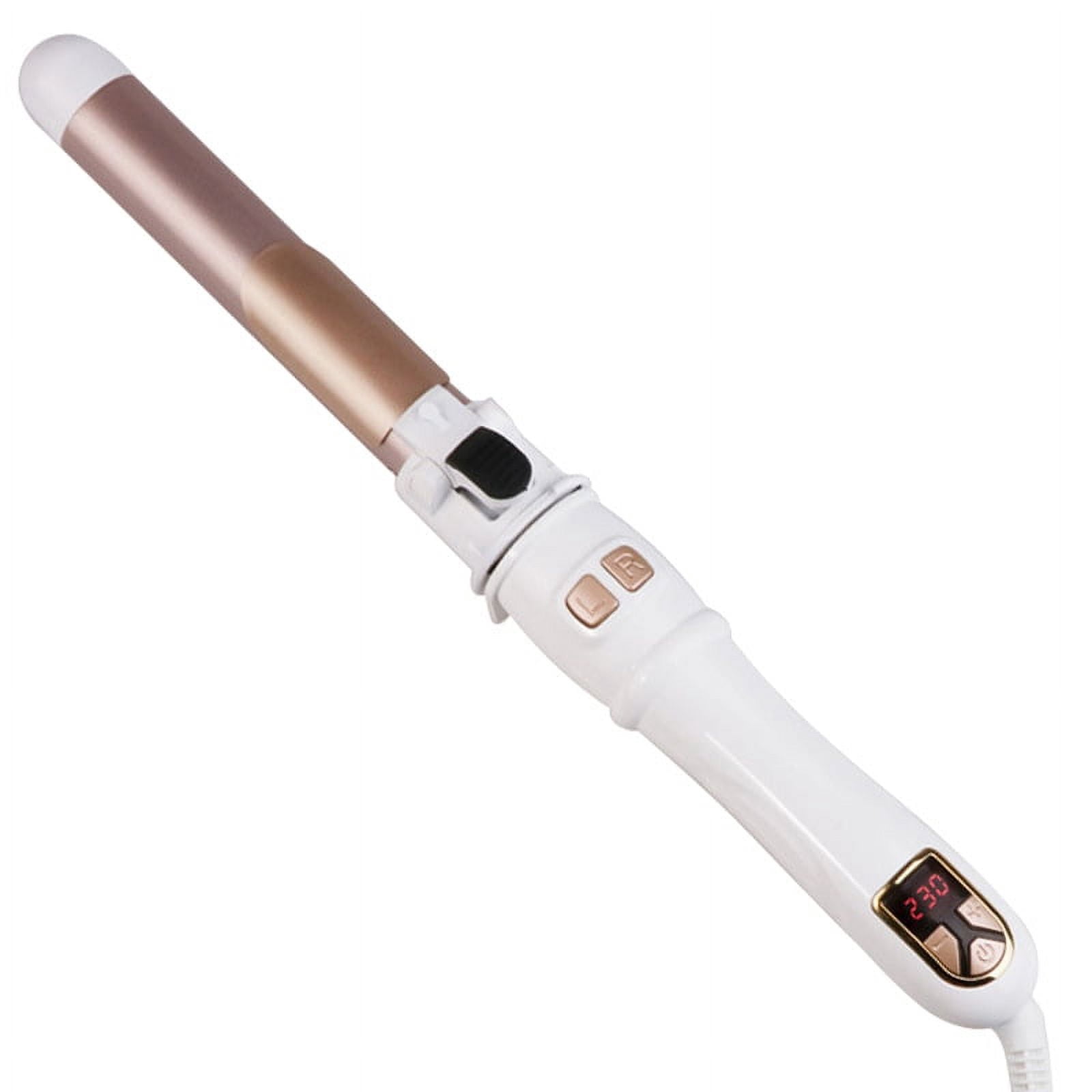 Auto Rotating Hair Curler Curling Wand with LCD Temp Display Curling Iron Curling Wand Ceramic Curling Iron 28CM