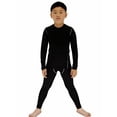 thumbnail image 1 of LANBAOSI Boys Athletic Base Layer Compression Underwear Set 2pcs Long John for Kids Unisex Size 14, 1 of 6
