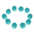 thumbnail image 1 of 10Pcs Silicone Beads Pendant Baby Necklace DIY Decor - Green, as described, 1 of 10