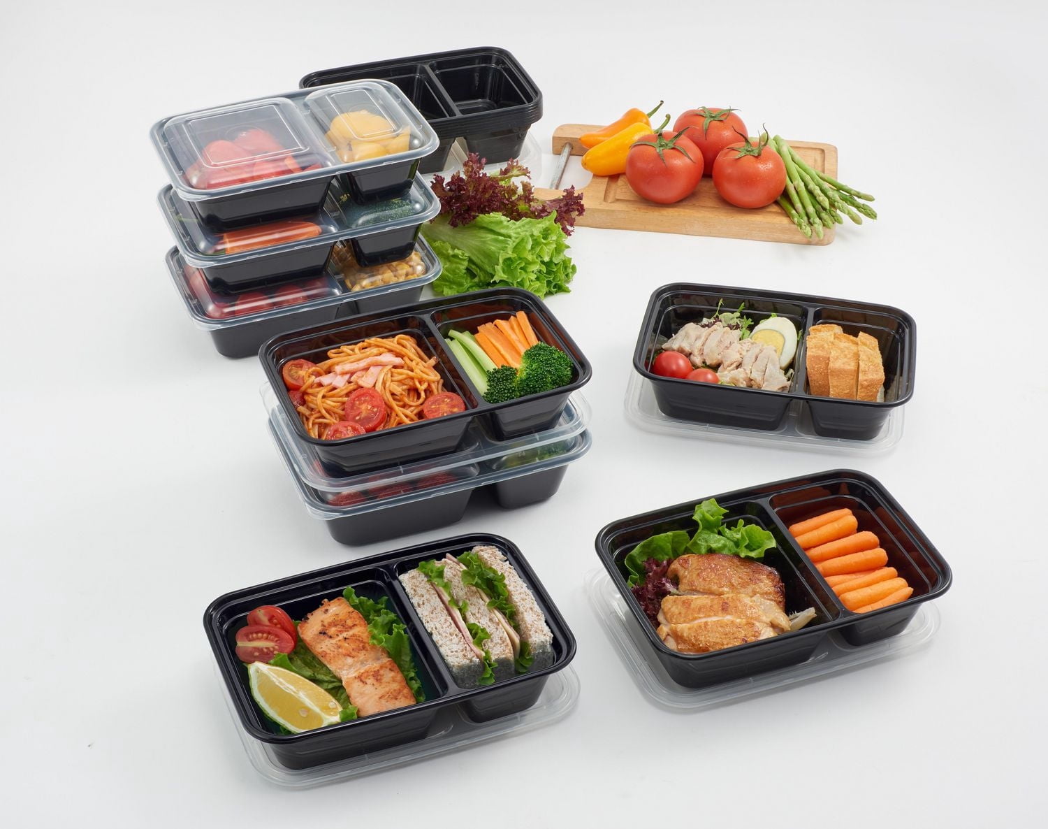 Mainstays 15-pack Meal Prep Food Storage Containers – Food Storage Containers for Lunch