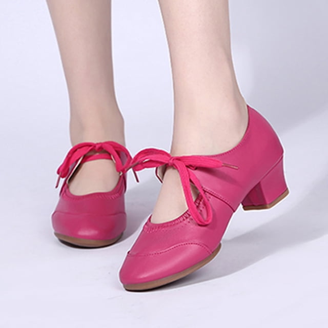 Chaussure de Danse Moderne à Bouche Peu Profonde Style Lady, Danse Latine, Danse Carrée, Basse, Souple