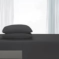 thumbnail image 3 of Comfy Bamboo World 9900 Series Embroidered Bedsheets Sheet Set, Full Size, Dark Grey, 3 of 5