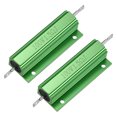 thumbnail image 1 of Unique Bargains 2 Pcs Boîtier en Aluminium Résistant 100W 1.5 Ohm Enroulé pour Convertisseur de Remplacement LED, 1 of 4