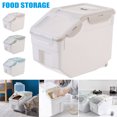 thumbnail image 2 of CAROOTU 1 Pce Seau Grande Capacité Anti-Humidité pour Animaux de Compagnie, Conteneurs de Stockage Alimentaire, 2 of 7